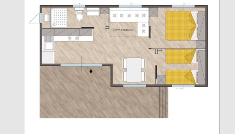 Casa Mobile Gustocamp A Caorle Hotel Eksteriør billede